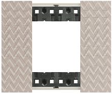 Рамка универсальная Legrand BTicino Living Now 1-м. 2 мод. оптик картинка